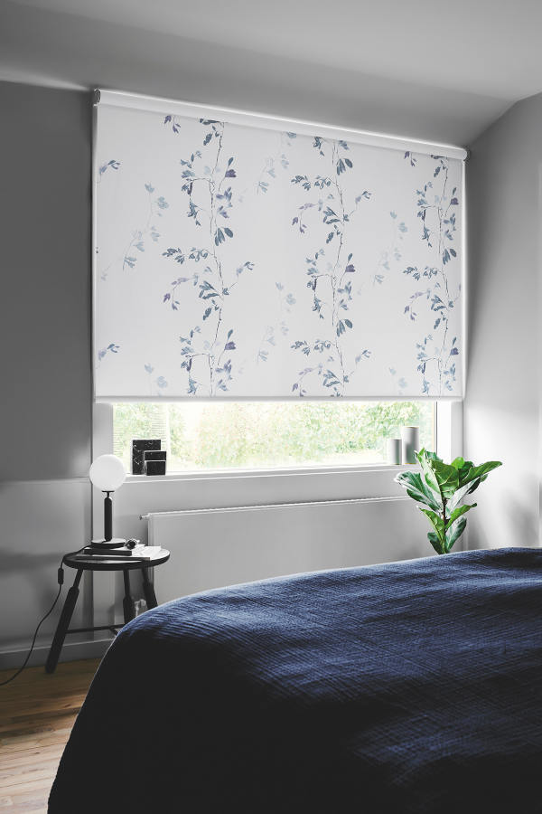 Roller Blinds in a Bedroom by Mirmac
